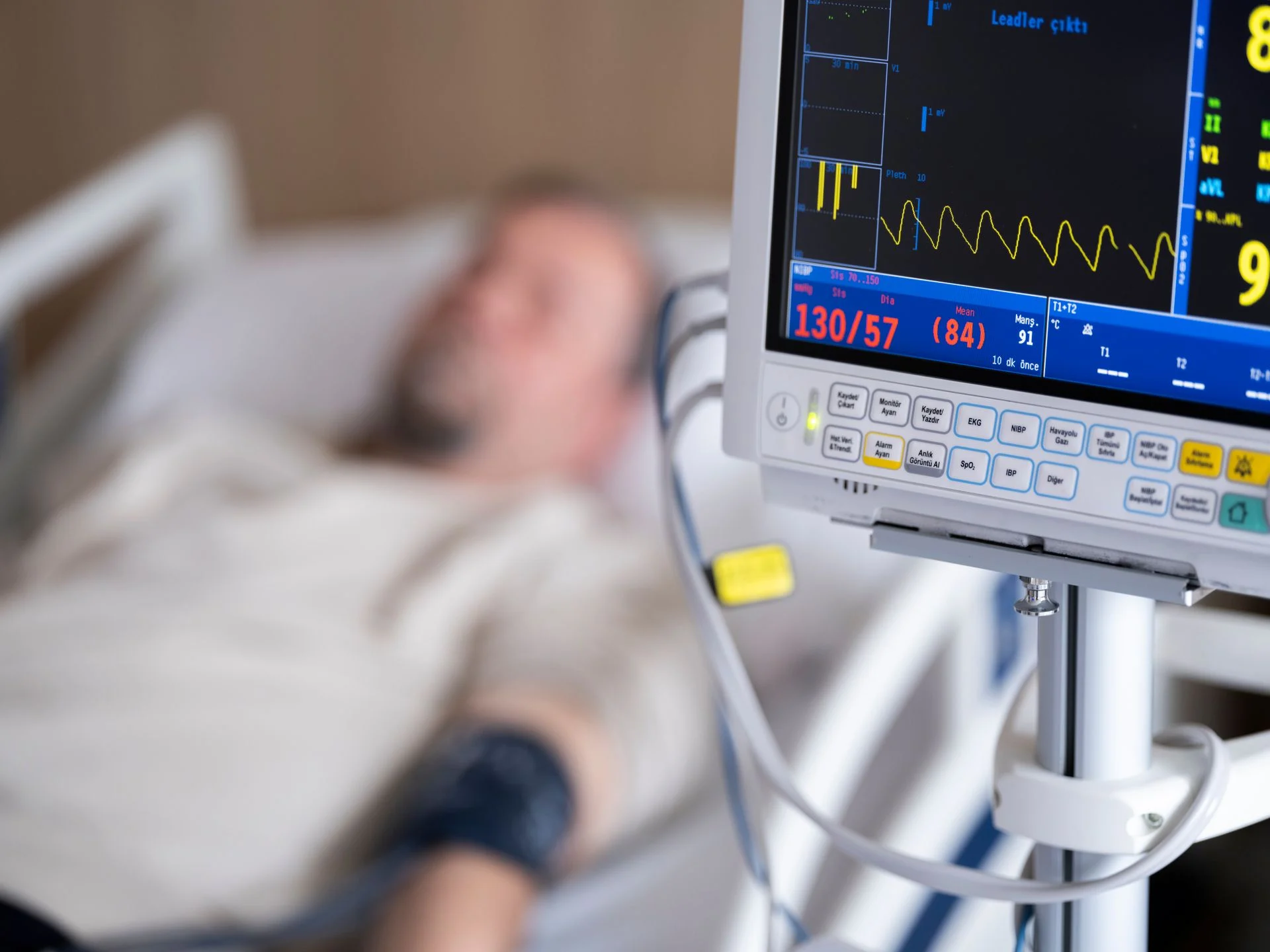 Patient talking with a provider